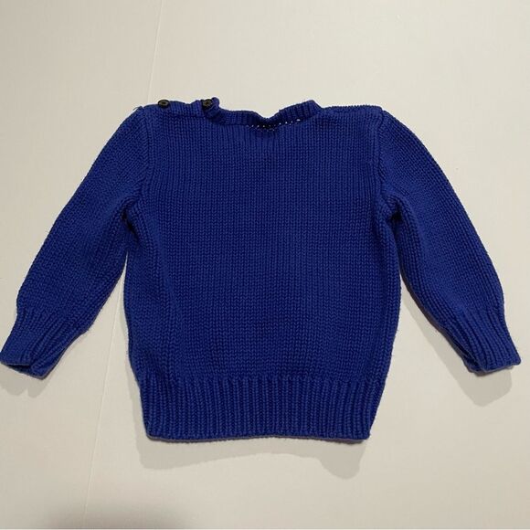 Polo Ralph Lauren Blue Knit Crewneck Sweater - Picture 2 of 4